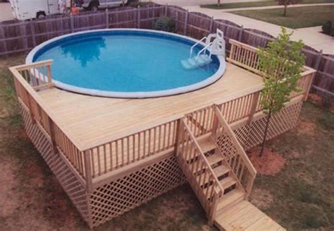 View source image | Pool deck plans, Backyard pool, Building a deck