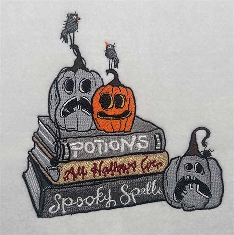 Embroidery Design: Spooky Spells