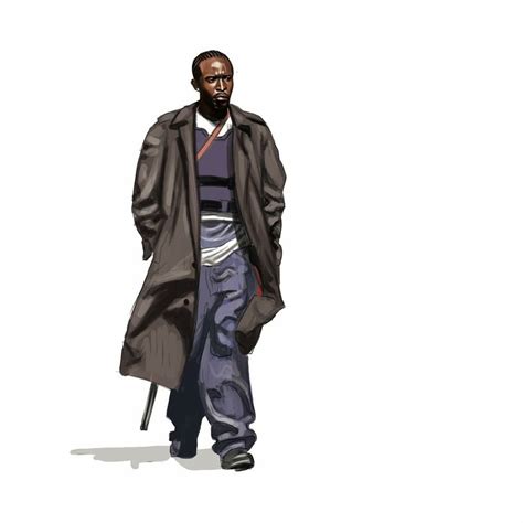 Illustration Omar LITTLE "the Wire" | Fond d'ecran dessin, Cinéma, Art