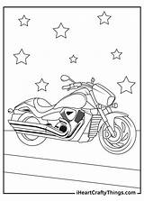 Free Printable Coloring Pages Motorcycles sketch template