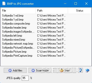 BMP To JPG Converter 1.1 Build 011000 - Download, Review, Screenshots