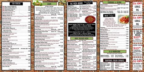 Menu at Wyckoff Pizza & Restaurant, Wyckoff