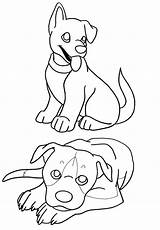 Puppy Coloring Pages  Free Printable For Kids sketch template