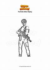 Fortnite Ripley Coloring Pages sketch template