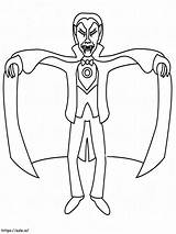Vampire 3 coloring Page sketch template