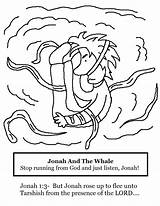 Jonah And The Whale Coloring Pages sketch template