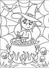 Witch coloring Page  Free Printable Coloring Pages sketch template