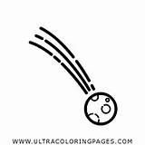 Meteor Coloring Pages  Ultra sketch template