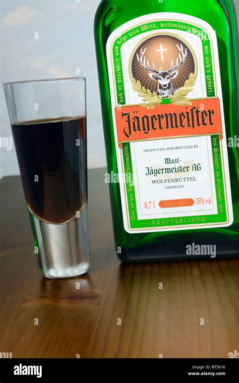 Jagermeister bottle hi-res stock photography and images - Alamy