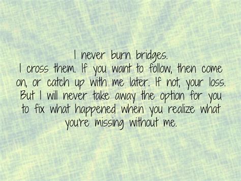 Burning Bridges Quotes. QuotesGram