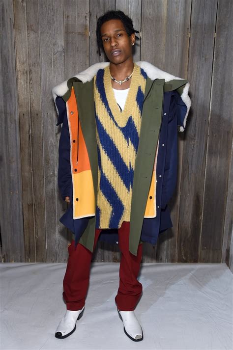 ASAP Rocky | Celebrities in the Front Row at Fashion Week Fall 2018 | POPSUGAR Fashion Photo 128