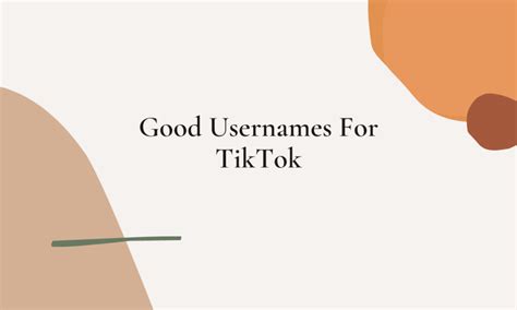 450+ TikTok names Ideas that is cool, good,og and funny