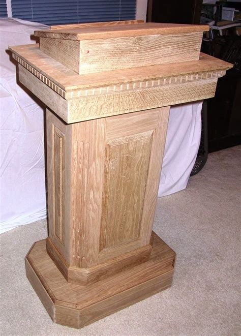 Beautiful Wooden Kitchen Table Project | Podium woodworking plans, Woodworking plans free ...