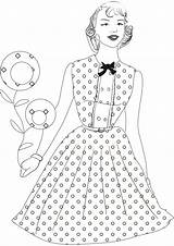50s Dance Coloring Pages sketch template