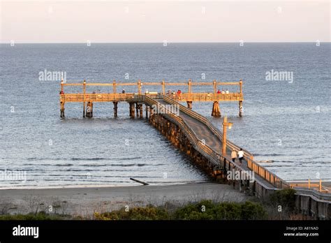 The fishing pier at Grand Isle State Park Grand Isle Louisiana Stock ...