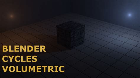 Volumetric Lighting in Blender Cycles - YouTube