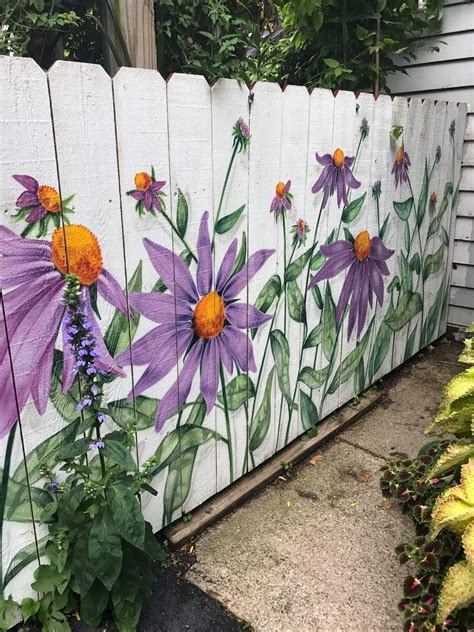 30 fence painting ideas backyard fence painting ideas – Artofit