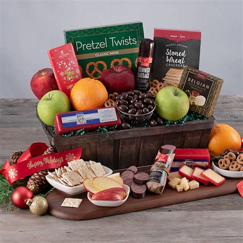 Holiday Fruit:: Gourmet Christmas Gift Basket at Gift Baskets ETC