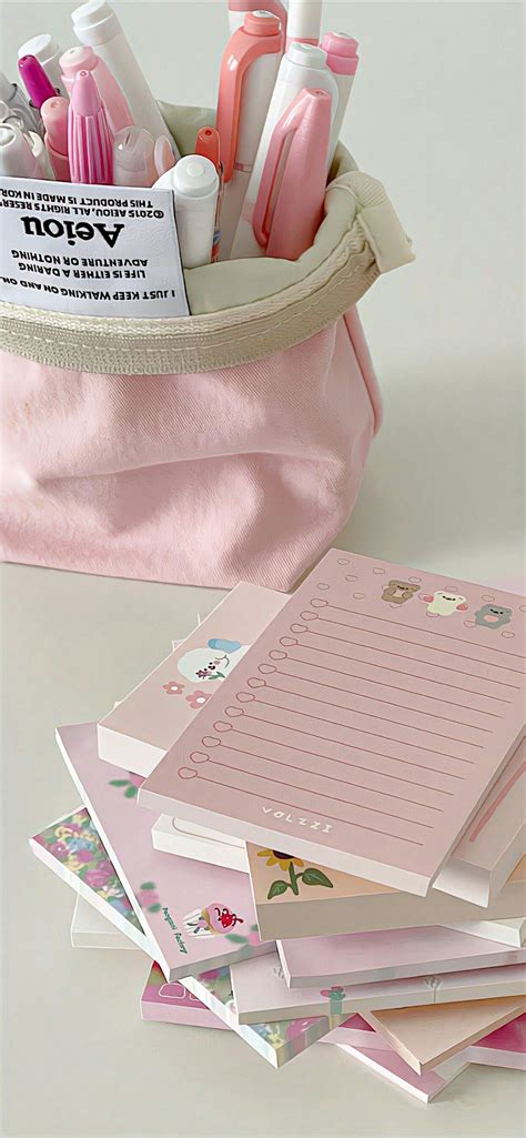 Pink Wallpaper Quotes, Cool Wallpaper, Stationary School, Cute Stationary, Aesthetic Images ...