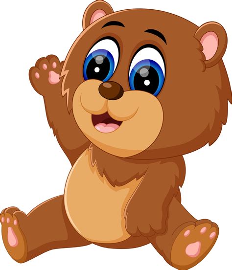 illustration of cute baby bear cartoon 7916559 Vector Art at Vecteezy