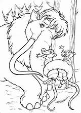 Kids N Funcom  Coloring Page Ice Age 2 sketch template