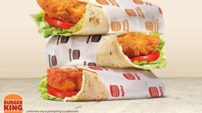 Burger King Launches New Chicken Wraps - QSR Magazine