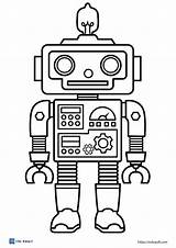 17 Free robot coloring pages PDF  ESL Vault sketch template