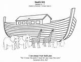 Noahs Ark Coloring Pages With Scriptures sketch template