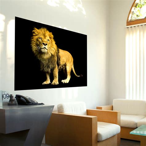 Lion Poster (19"x24") - Wallflower Decals - Touch of Modern