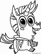 A Cartoon Character With Big Eyes And Large Horns On Its Head Running sketch template