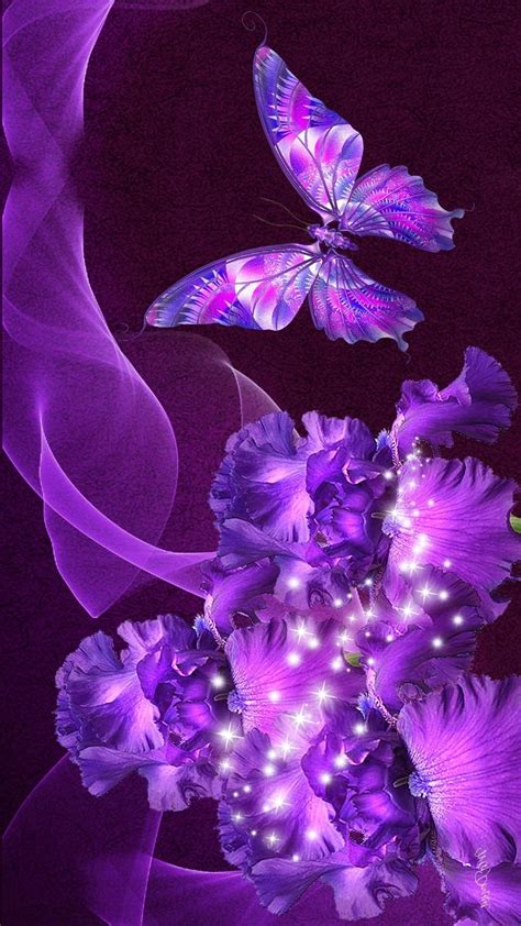 Purple Butterfly Aesthetic Wallpapers - Wallpaper Cave