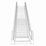 Escalator Coloring Pages sketch template