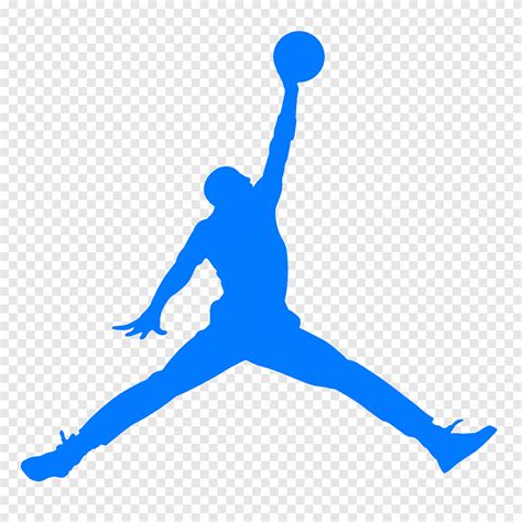 Jumpman T-shirt Air Jordan Nike Shoe, T-shirt, blue, hand png | PNGEgg