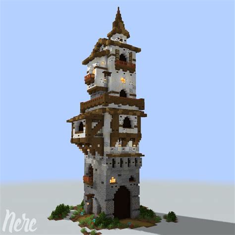 Tower - Minecraft Building | By Nerevark | Minecraft designs, Minecraft ...