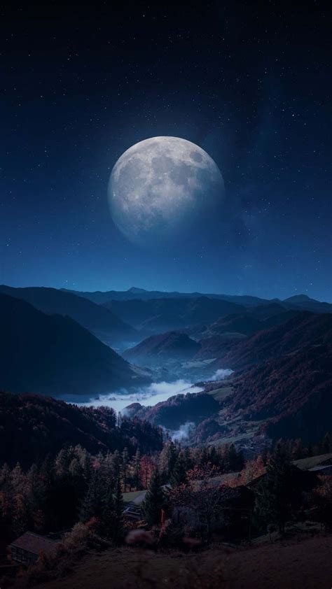 Super Moon Valley IPhone Wallpaper HD - IPhone Wallpapers : iPhone ...