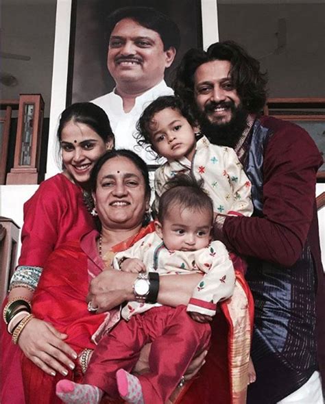 Riteish Deshmukh is known to be quite the family man and shares a close ...