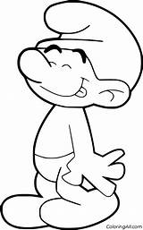 Smurfs Coloring Pages 125 Free Printables  ColoringAll sketch template