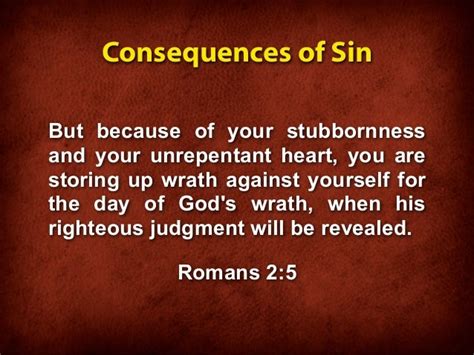 05. What are the Consequences to Sin?