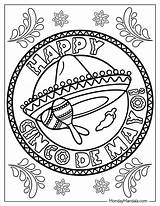 Cinco De Mayo Coloring Pages sketch template