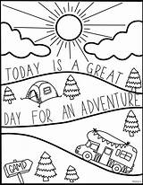 Adventure Coloring Page Digital Download – Madebydeemarie sketch template