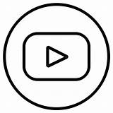 Youtube Coloring Page Logo Free Transparent  sketch template