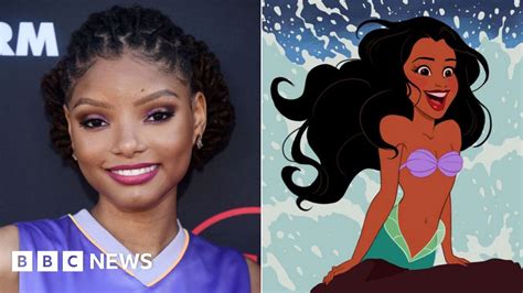 Halle Bailey: Disney announces singer to play Little Mermaid - BBC News