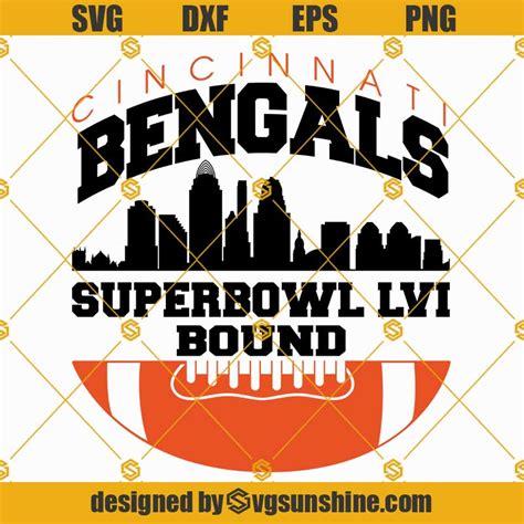 Cincinnati Bengals Super Bowl LVI 2022 SVG, Bengals SVG, Bengals PNG ...