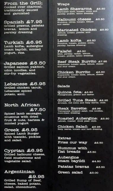 Carbon Menu, Menu for Carbon, Soho, London - Zomato UK