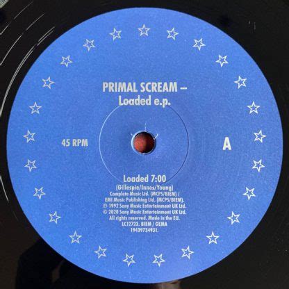 Primal Scream - Loaded E.P. - Vinyl Pussycat Records