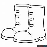 Boots Coloring Page  Easy Drawing Guides sketch template