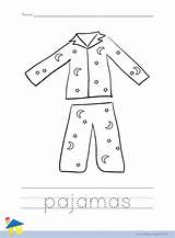 Pajamas Coloring Worksheet – The Learning Site sketch template