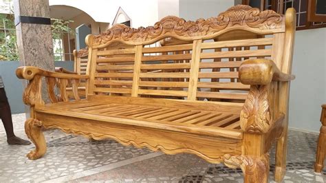 Teak Wooden Sofa Set Models - dataplanhome