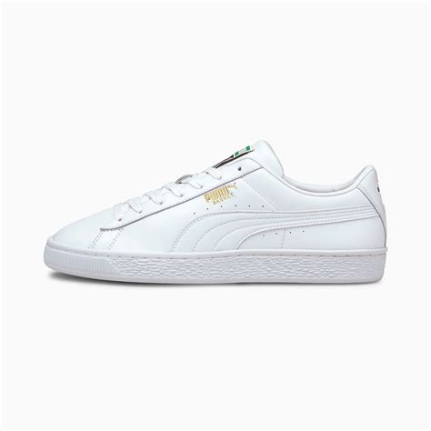 Basket Classic XXI Trainers | Puma White-Puma White | PUMA Shoes | PUMA