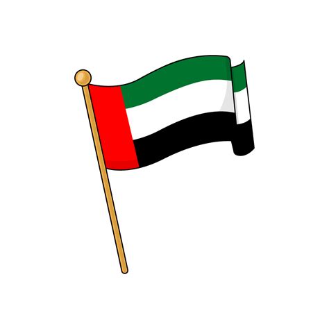 United Arab Emirates Flag Royalty Free Stock SVG Vector and Clip Art